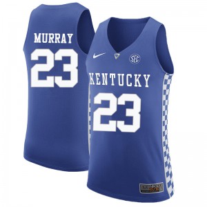 Men's Kentucky Wildcats #23 Jamal Murray Blue Embroidery Jersey 424227-959