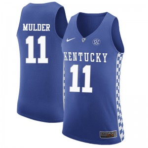Men Kentucky Wildcats #11 Mychal Mulder Blue Player Jerseys 734397-394
