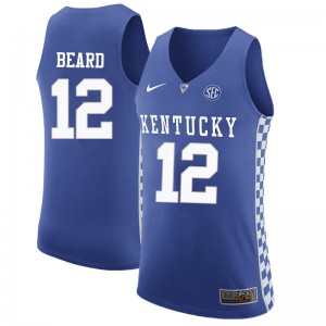 Men's Kentucky #12 Ralph Beard Blue College Jerseys 795086-104